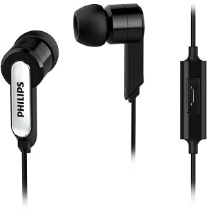 Philips SHE1405BK/94 In-Ear Headphone Headset With Mic