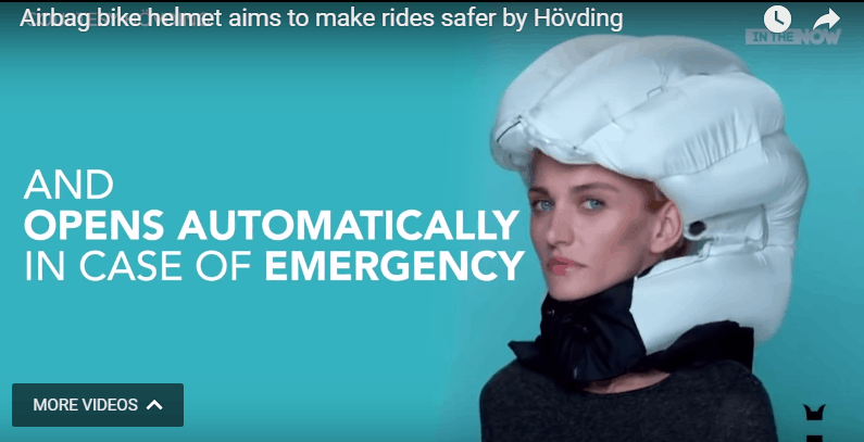 The Invisible Bike Helmet by Hovding Airbag for Urban Cyclists