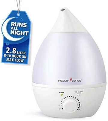 Health Sense RH630 Pure Mist Ultrasonic Cool Room Humidifier