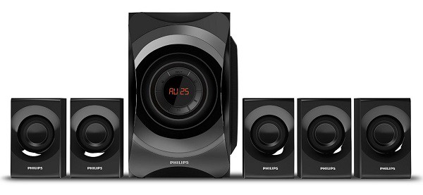 Philips SPA8000B94 5.1 Channel Multimedia Speakers System