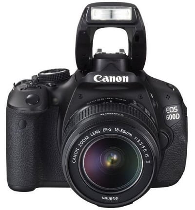 Canon EOS 600D 18MP Digital SLR Camera Flash