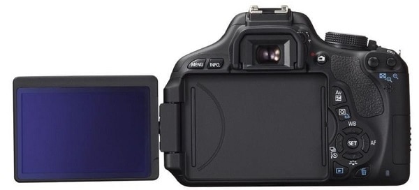 Canon EOS 600D 18MP Digital SLR Camera Screen