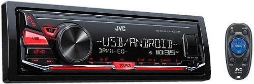 JVC Digital Media Receiver with Front USB AUX Input
