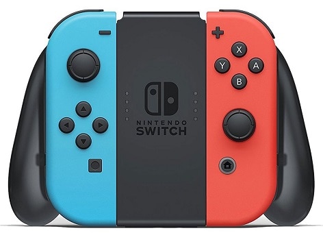 Nintendo Switch with Neon Blue and Neon Red Joy-Con Gaming Console