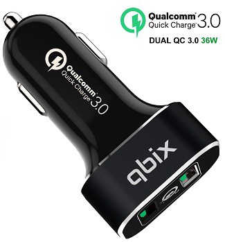Qbix Qualcomm Quick Charge Car Charger