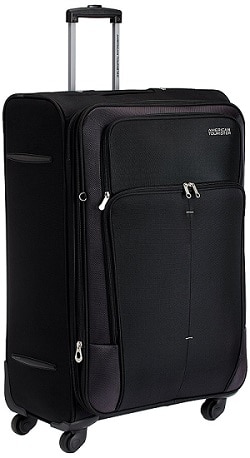 American Tourister Crete Polyester Black Softsided Check-in Luggage