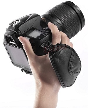 Generic Leather Adjustable Hand Grip Wrist Strap for DSLR Camera