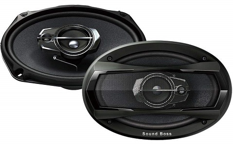 Sound Boss Performance Auditor SB-6979 6x9 3-Way 480W Co-Axial Car Speakers