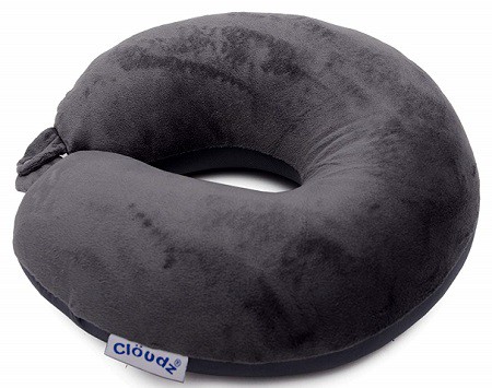 Cloudz® Microbeads Travel Neck Pillow