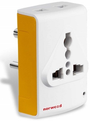 Norwood Mobilio 3 pin Travel Universal Multi Plug