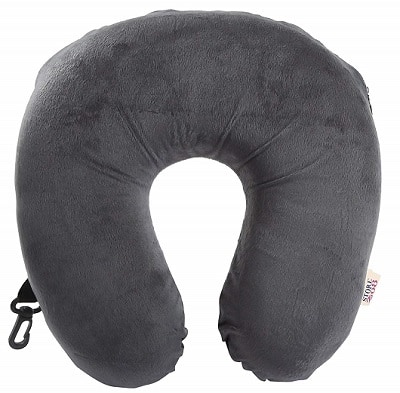 Store2508 Grey Travel Pillow