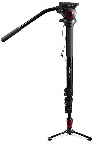 miliboo MTT705A Aluminum Portable Fluid Head Camera Monopod