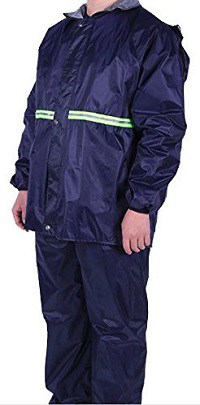 TARKAN Men's PVC Double Layer Windproof, Waterproof Raincoat