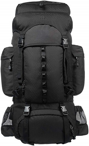 AmazonBasics Internal Frame (Hardback) Hiking Backpack with Raincover