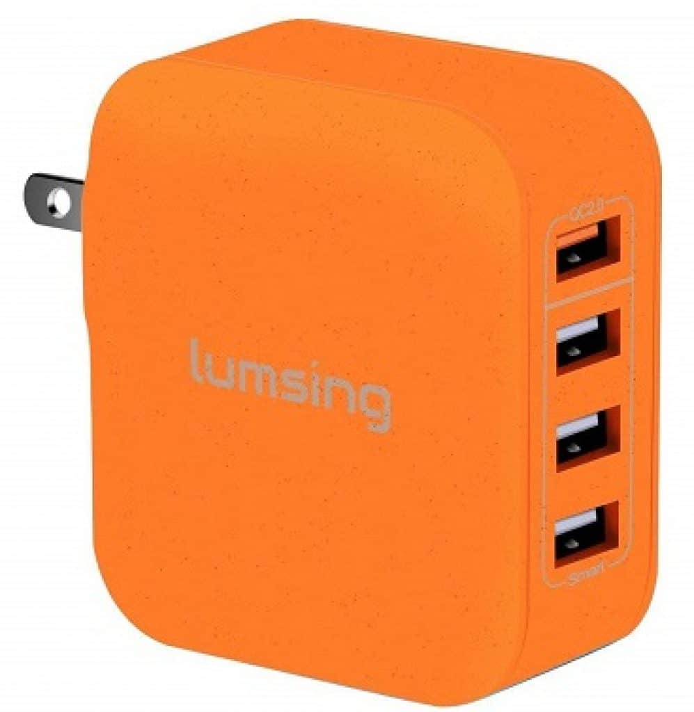 Lumsing Quick Charge 2.0 33W Multi-Port USB Wall Charger