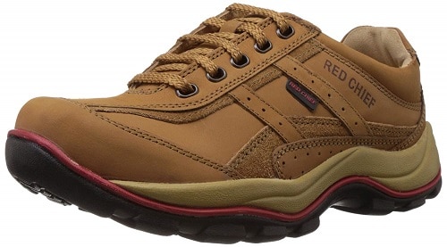 Redchief Men's Leather Trekking and Hiking Footwear Shoes