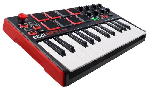 Akai Professional MPK MINI MKII 25-Key Ultra-Portable USB MIDI Keyboard and Pad Controller with Joystick