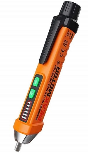 Zibuyu Peakmeter Pm8908C Non-Contact Smart Digital Ac Voltage Tester Pen Detector