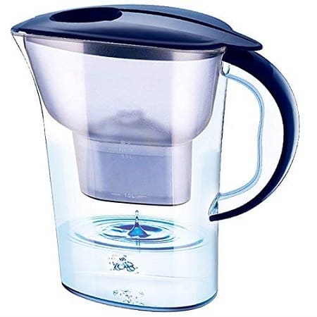 ARG Alkaline Water Purifier Jug 2.6Ltr with Cartridge Ionizer Purifier Pitcher