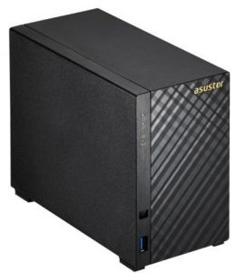 ASUSTOR As1002T 2-Bay Personal Cloud NAS, 1 Ghz Dual-Core CPU with Hardware Encryption