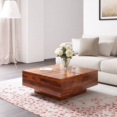 Perfect Homes PureWood Sheesham Coffee Table