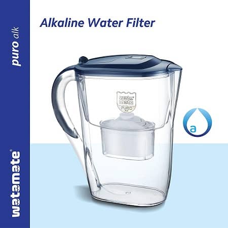 Watamate Puro Alk, 2.6 Litre Alkaline Water Filter ionizer antioxidant Pitcher