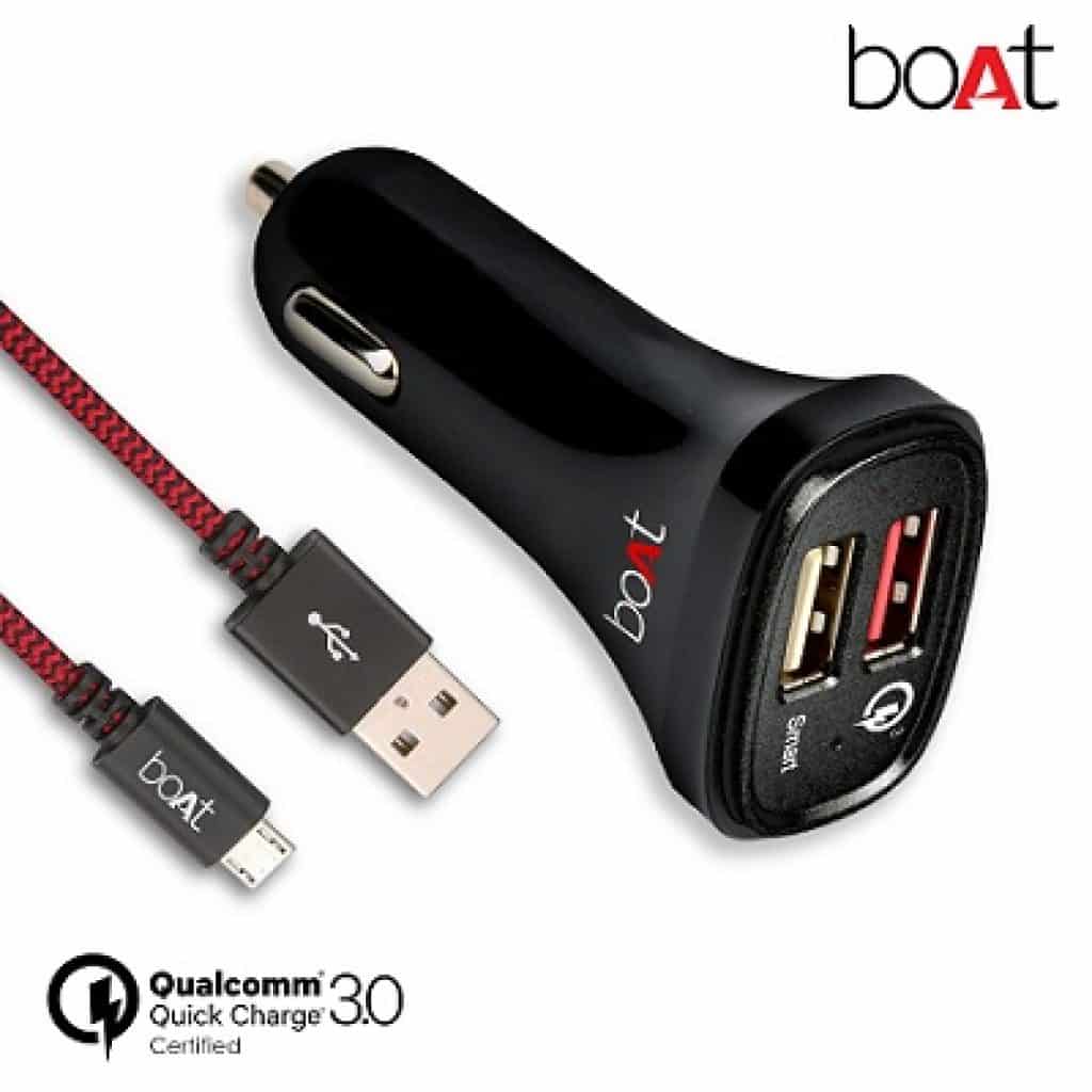 boAt Dual Port Rapid Car Charger