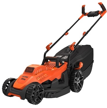 Black+Decker Electric 1400-Watt Lawn Mower with Bike Handle