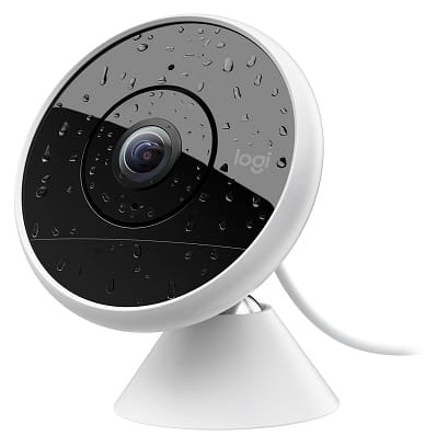 Logitech Circle 2 Indoor Outdoor Weatherproof Wired Home Security Camera