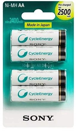 Sony AA 2500 mAh Rechargeable Battery