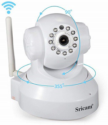 Sricam SP Series SP005 Wireless HD IP Wi-Fi CCTV Indoor Security Camera