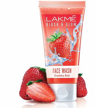 Lakme Blush and Glow Strawberry Gel Face Wash