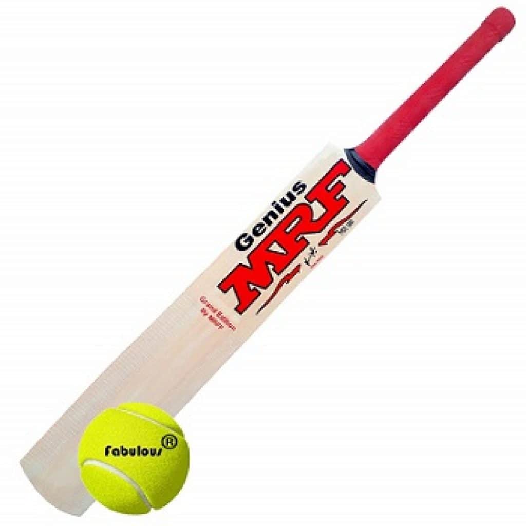 MRFF Genius Virat Kohli Popular Willow Cricket Bat with Ball