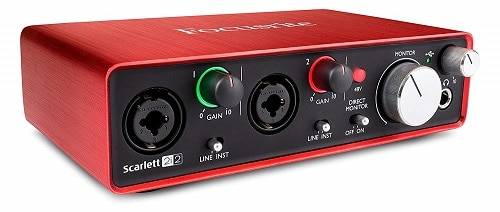 Focusrite Scarlett 2i2 (2nd Gen) USB Audio Interface