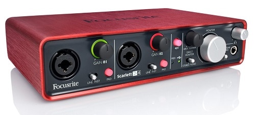 Focusrite Scarlett 2i4 USB Audio Interface