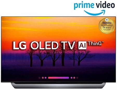 LG 139 cm (55 Inches) 4K UHD OLED Smart TV OLED55C8PTA