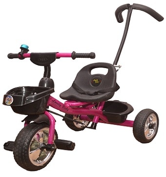 Lovely Baby Boy's and Girl's Steel Tricycle with Front Back Basket