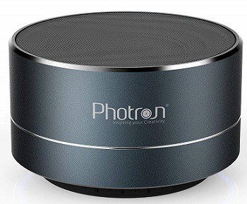 Photron P10 Wireless 3W Super Bass Mini Metal Aluminium Alloy Portable Bluetooth Speaker with Mic