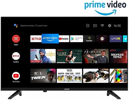 Sanyo 80 cm (32 inches) Kaizen Series HD Ready Smart Certified Android IPS LED TV