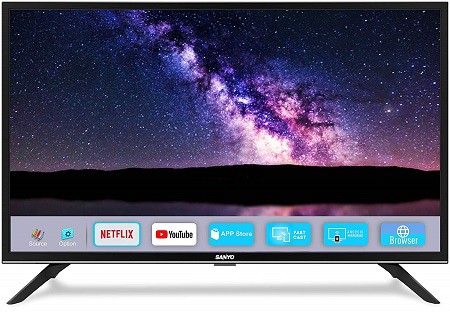 Sanyo 80 cm (32 inches) Nebula Series HD Ready Smart IPS LED TV