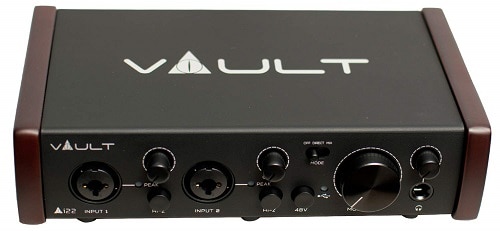 Vault Ai22 2x2 USB Audio Interface with Bitwig 8-Track Software and Free Online Course