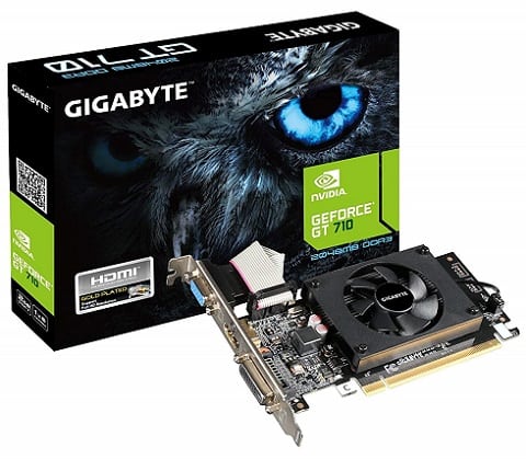 Gigabyte GeForce GV-N710D3-2GL 2GB PCI-Express Graphics Card