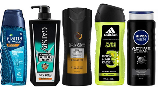Best Shower Gels for Men in India