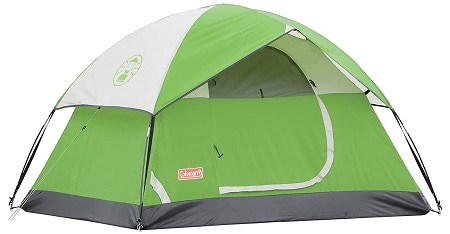 Coleman Sundome Camping Green Tents