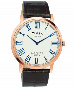 Timex Sapphire Crystal Analog Silver Dial Men's Watch-TWEG17404