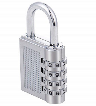 ZHENGTU 4-Digit Safe PIN Hand Bag Shaped Combination Padlock Lock