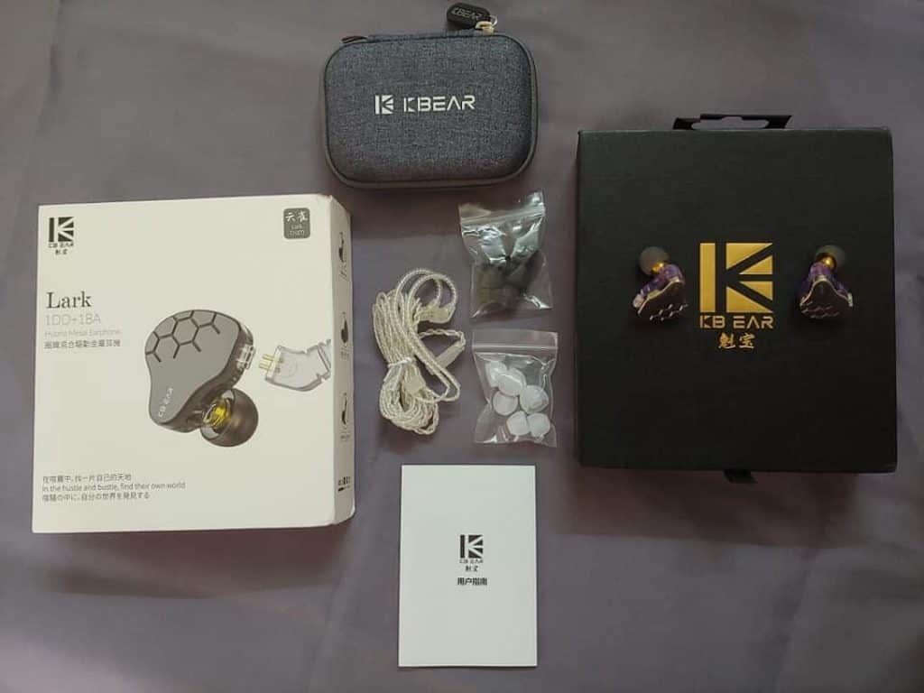 KBEAR LARK Hybrid 1DD+1BA Earphone Review 3