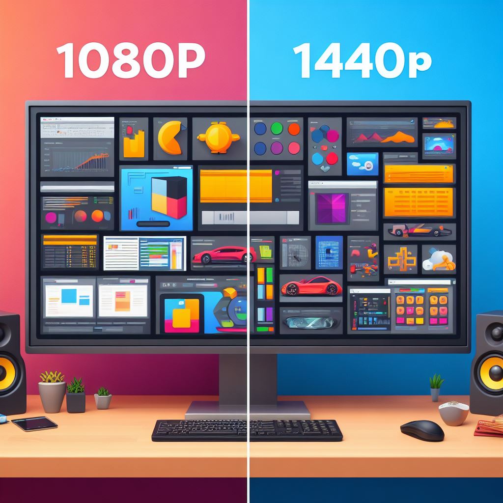 1080p vs 1440p monitor