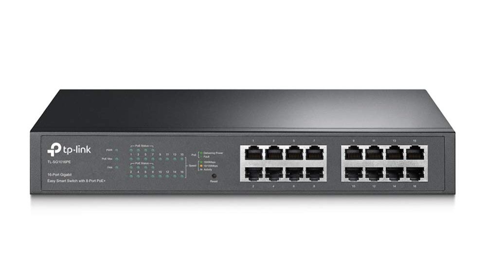 TP-Link 16 Port Gigabit PoE Switch 8 PoE Port