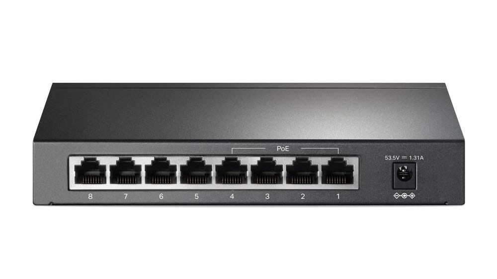 TP-Link 8 Port Fast Ethernet 10 to 100Mbps PoE Switch